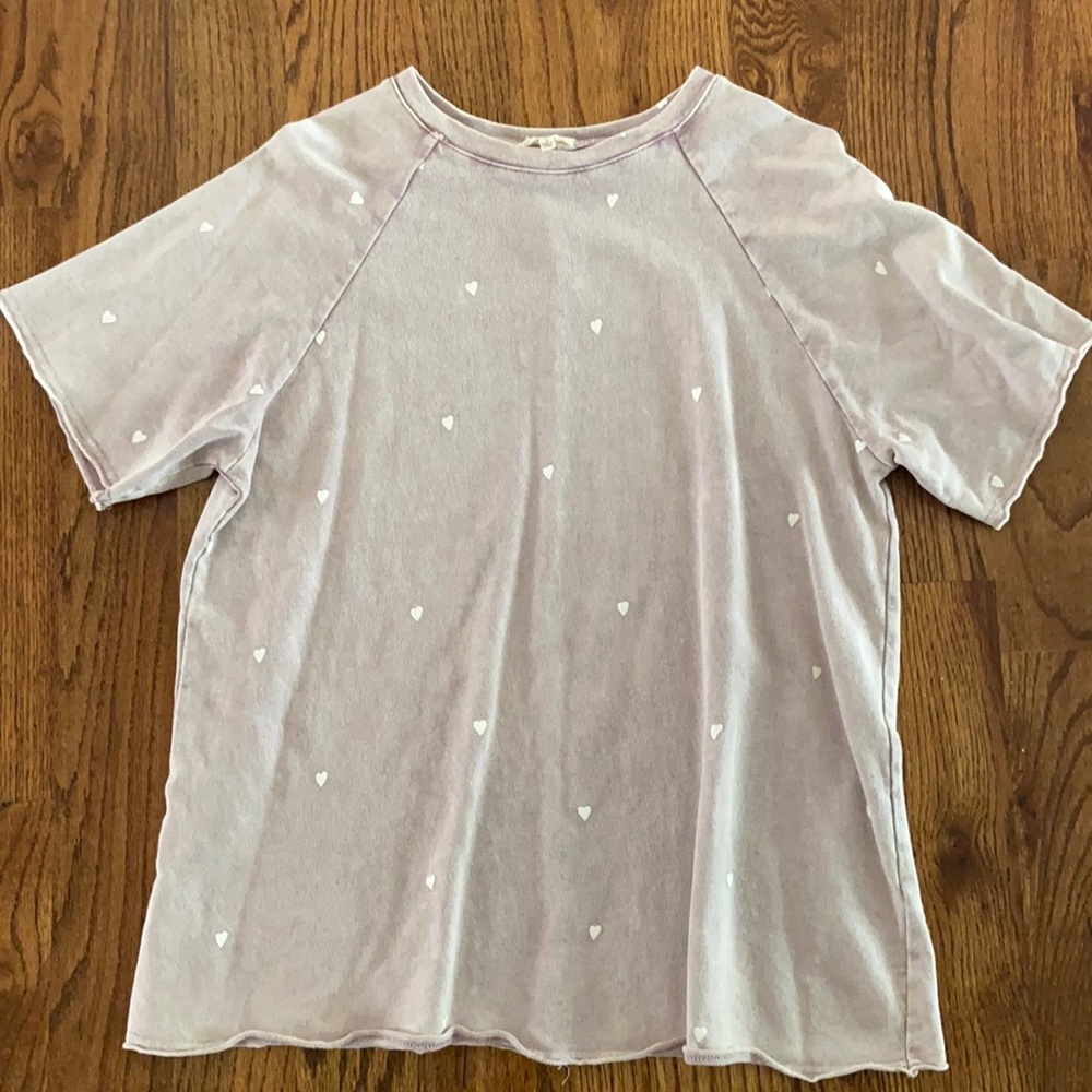 Easel oversized canvas tee